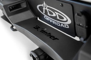 Ram 1500 TRX Bumper - Rear - Addictive Desert Designs - Bomber - Hammer Black - `21-`27